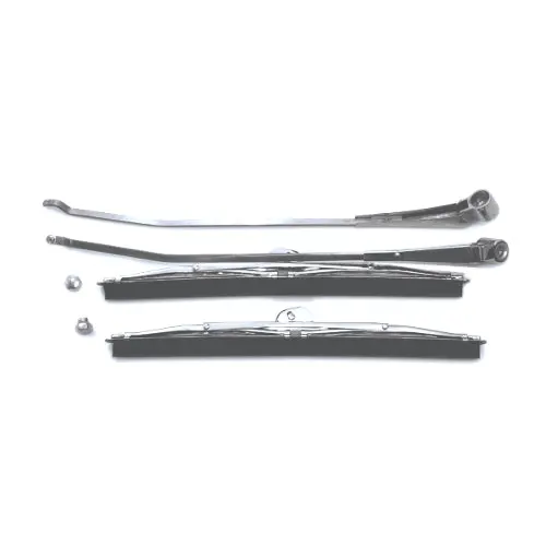 New Closed Cab Heavy Duty Windshield Wiper Arm, Blade & Nut Set - Wabs02 1