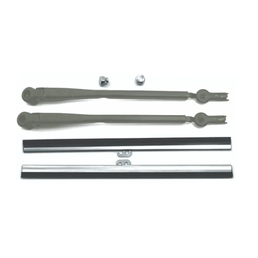 New M37 & M43 Adjustable Windshield Wiper Arm, Blade & Nut Set - 8-1/4” Blades - Wabs04 1