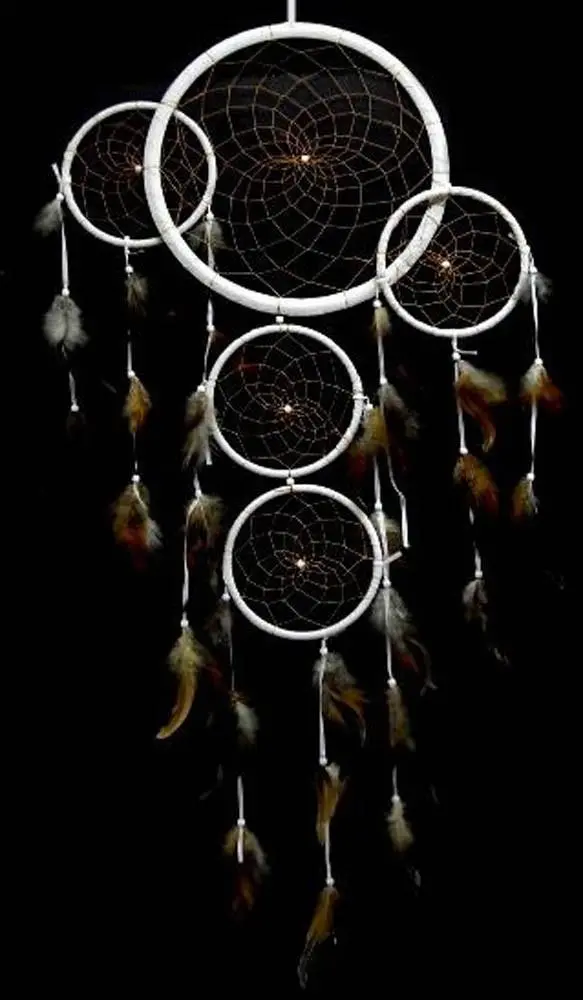 Large White 36 Inch Sun Dreamcatcher 1