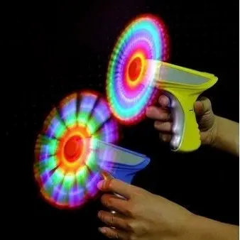 Spinning Windmill Light Up Pistol ( Sold By The Piece) 1