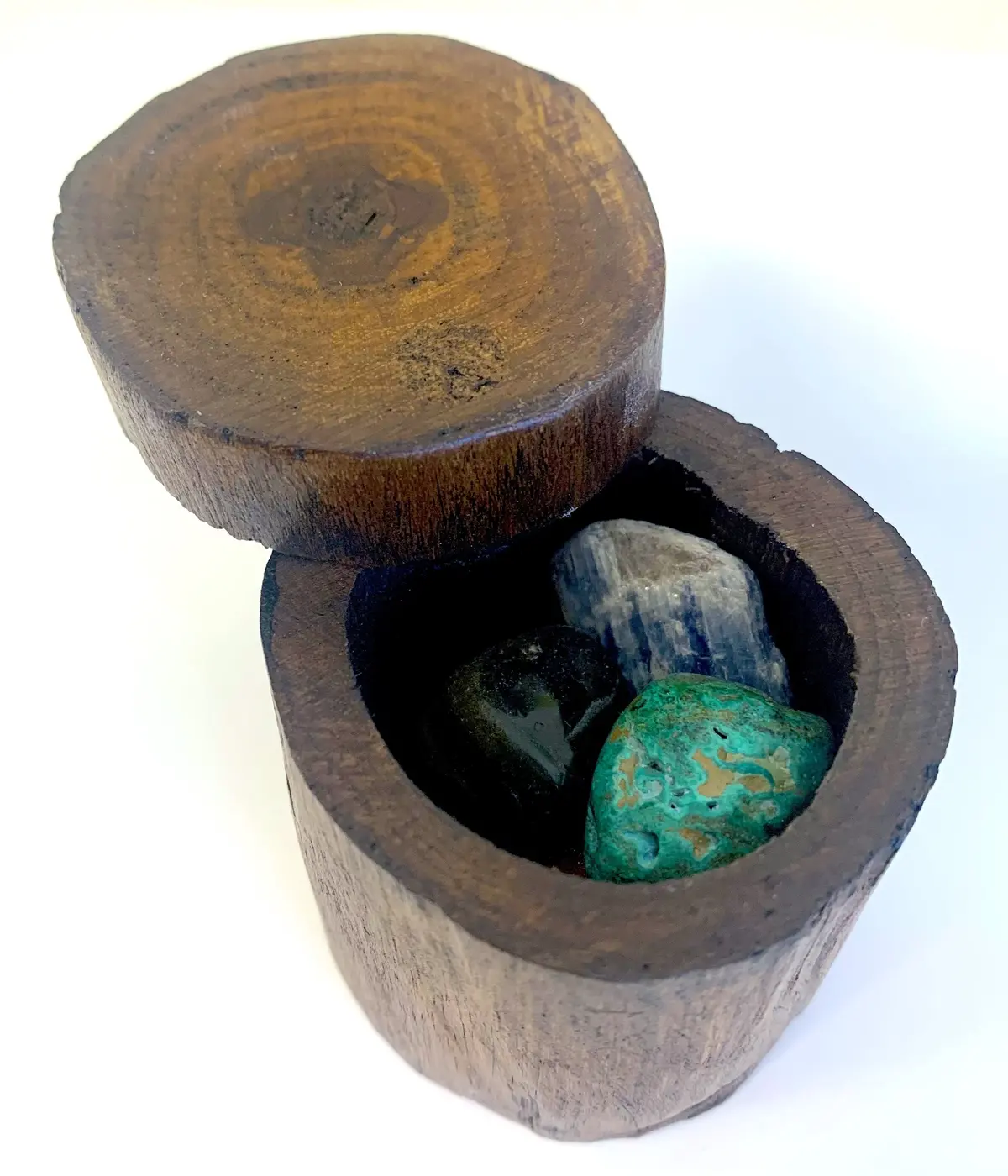 Real Wood Round 2 1/2 Tall Box (Sold By Piece Or Dozen) 1