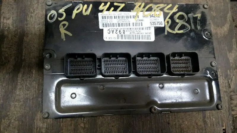 2005 Ram 1500 4.7L Powertrain Control Module(Pcm). Part Number 56028892Ac 1