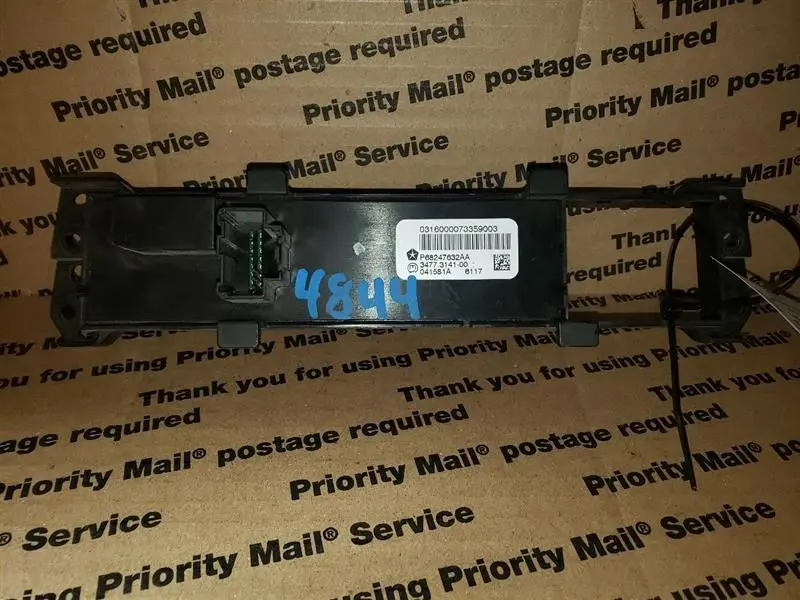2016 Ram1500 Instrument Switch Panel. Part Number 68247632Aa 2