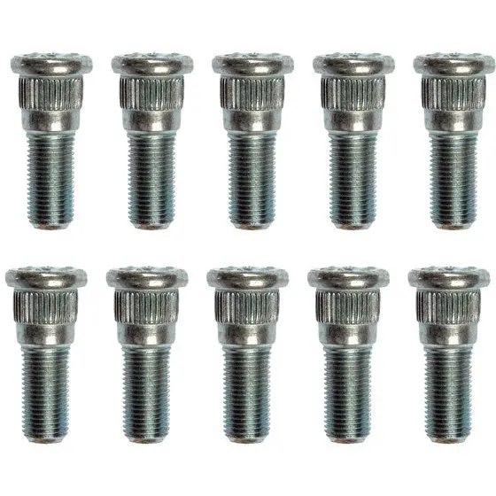 Wheel Studs Rear - Complete Set Of 10  1/2"- 20 1