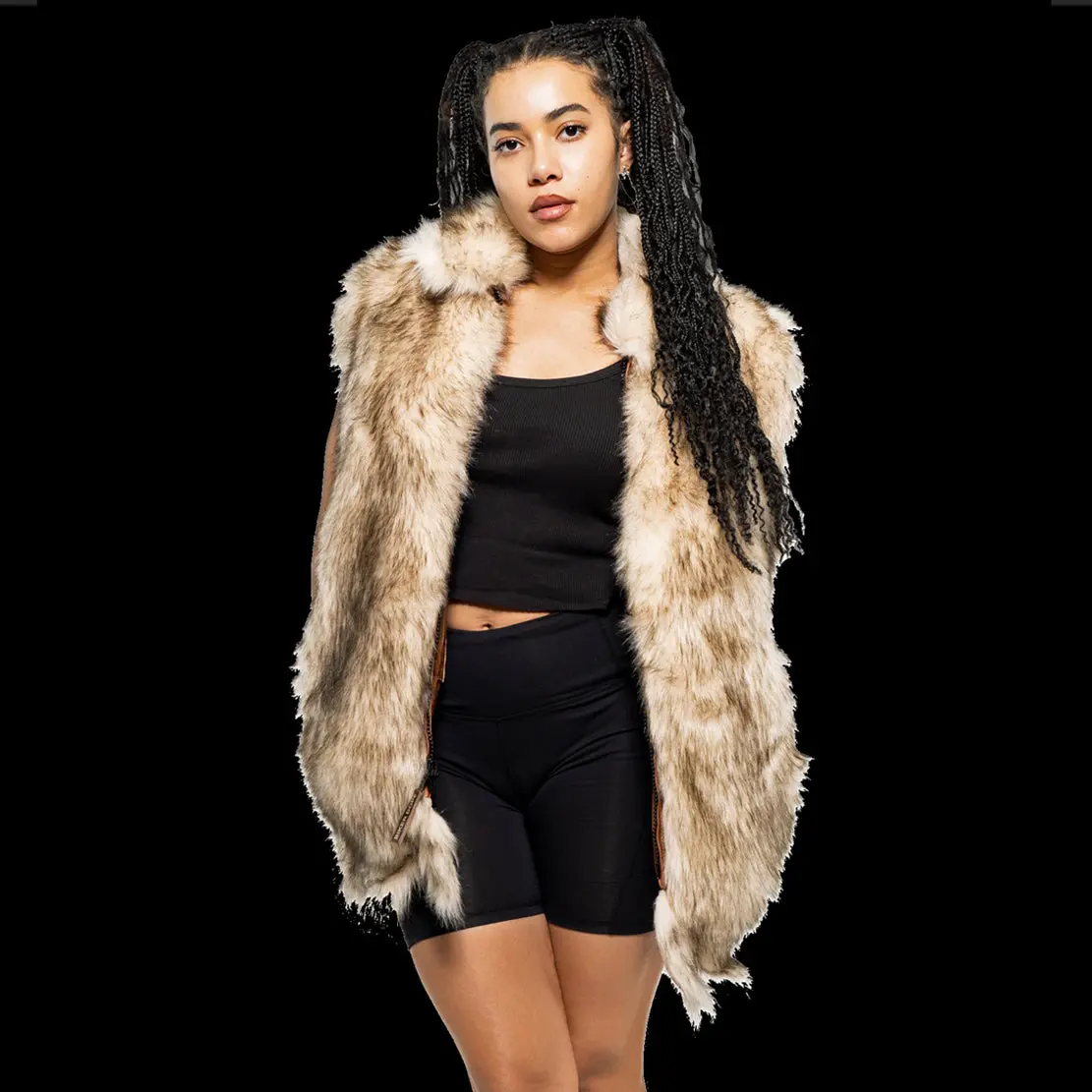 <B>The Wilding</B><Br>Reversible Fur Utility Vest 1