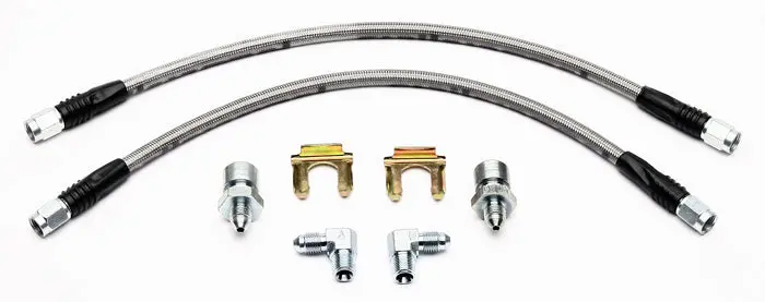 Wilwood Flexline Hose Kit  For 11' Wheel Kit With 9" & 10" Drum Spindles 1