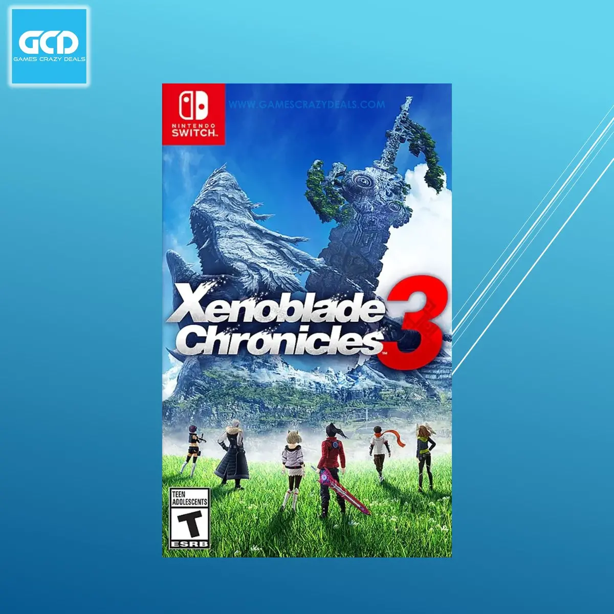 Nintendo Switch Xenoblade Chronicles 3 (Mde) + Free Wooden Postcard Day 1 Gift 1