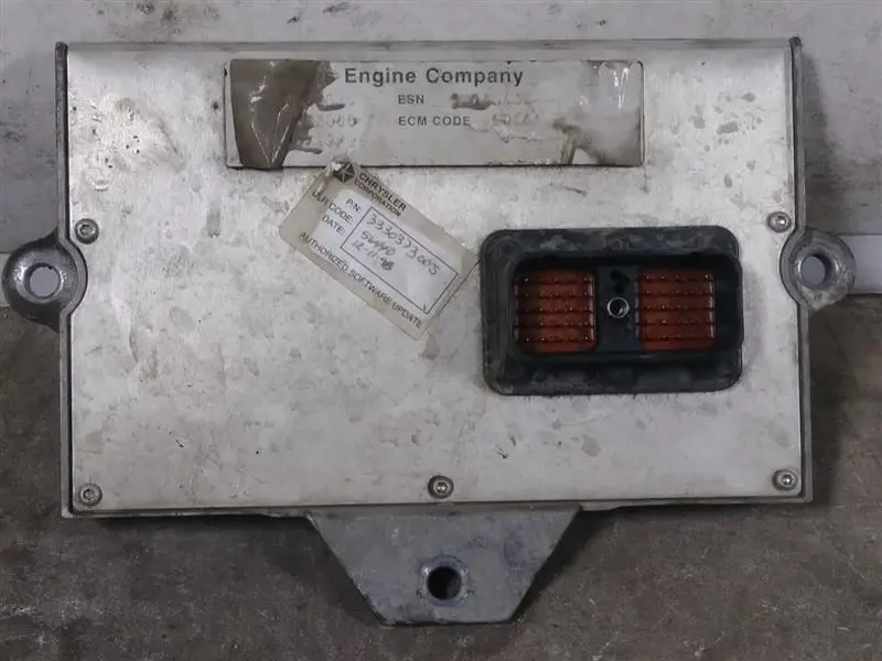 1998 Dodge Ram2500 24V Diesel Engine Contro Module (Ecm). Part Number 3942336 1