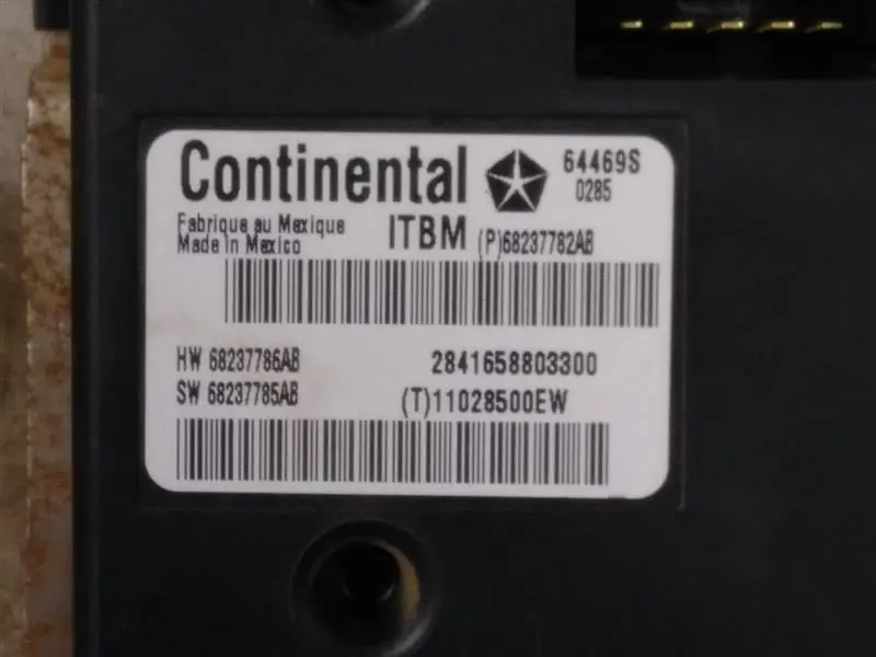 2015 Dodge Ram3500 Trailer Brake Module. Part Number 68237786Ab 2