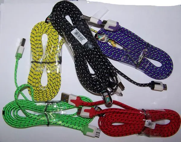 Samsung Braided Cloth Phone Cable Charging Cords 6 Foot 1