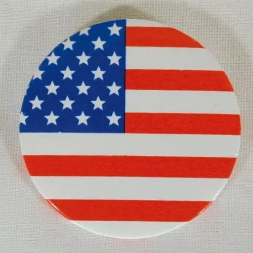 American Flag Round Buttons 1