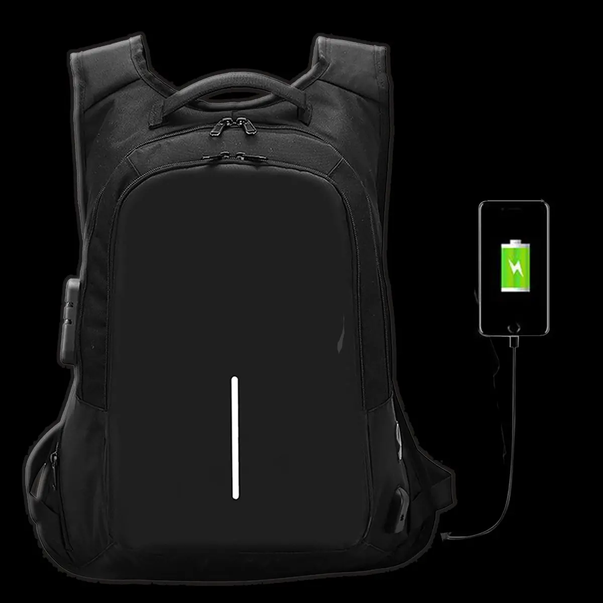 Antitheft Waterproof Usb Backpack 1