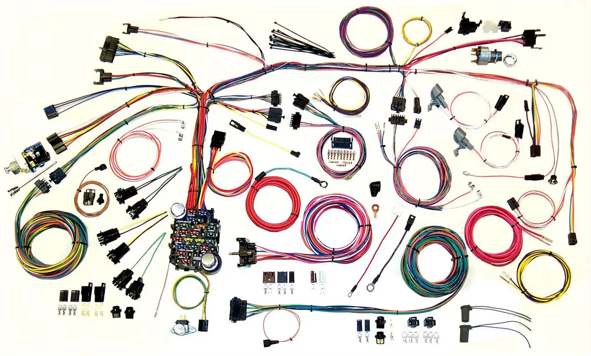 1967-1968 Firebird Classic Update Wiring Harness Kit By American Autowire 500886 1