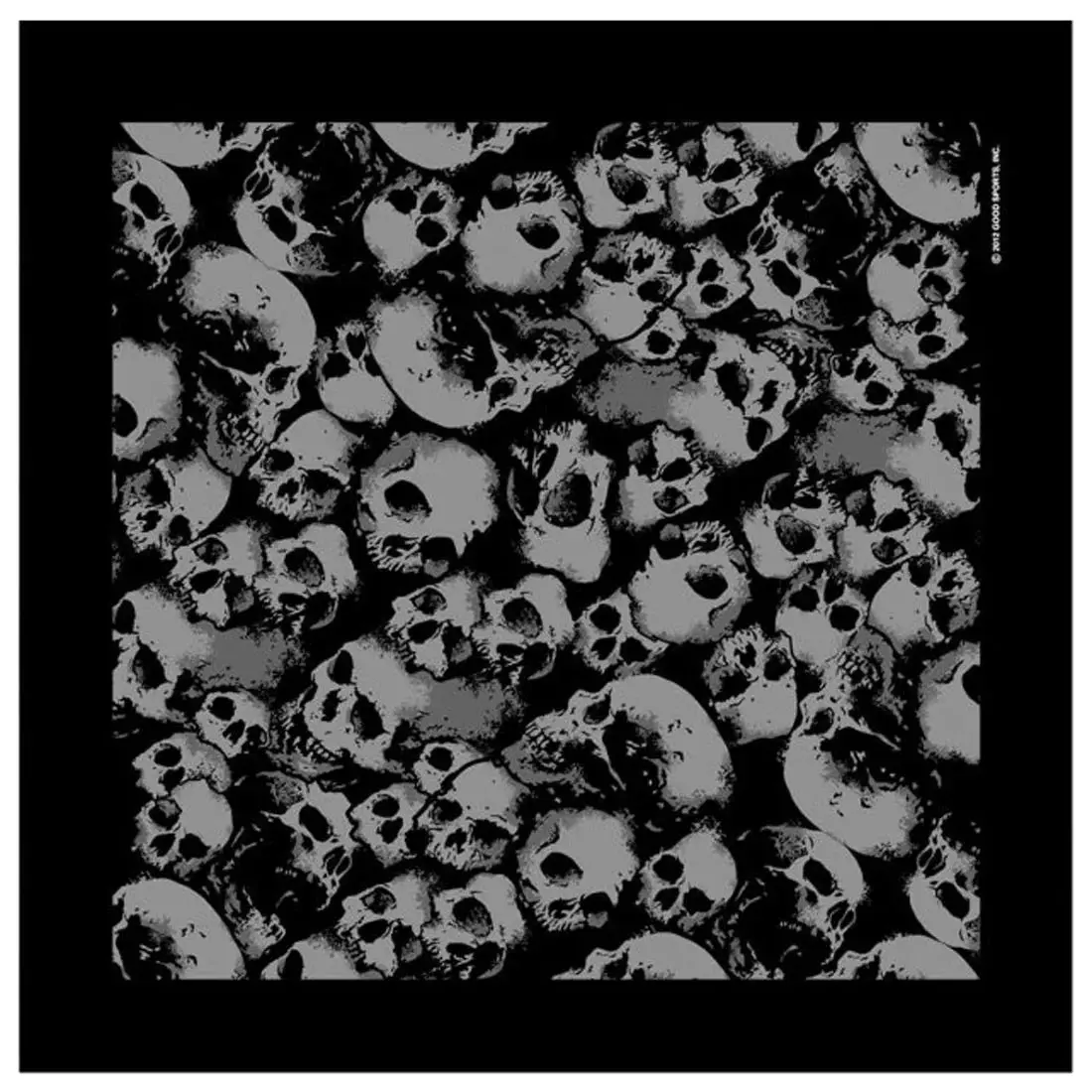Deluxe Ancient Stack Of Skulls Bandana (Sold By The Piece Or Dozen) 1