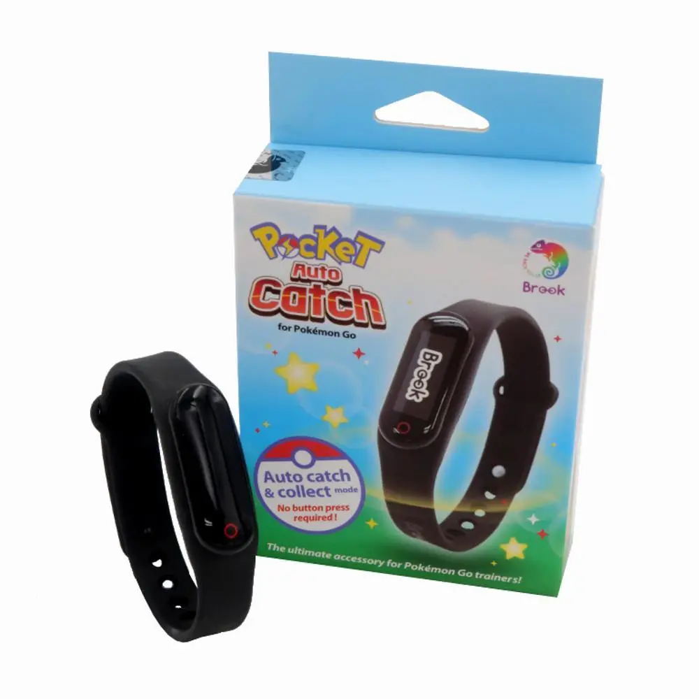 Pocket Auto Catch Wristband Bracelet Black -For Pokemon Go 1
