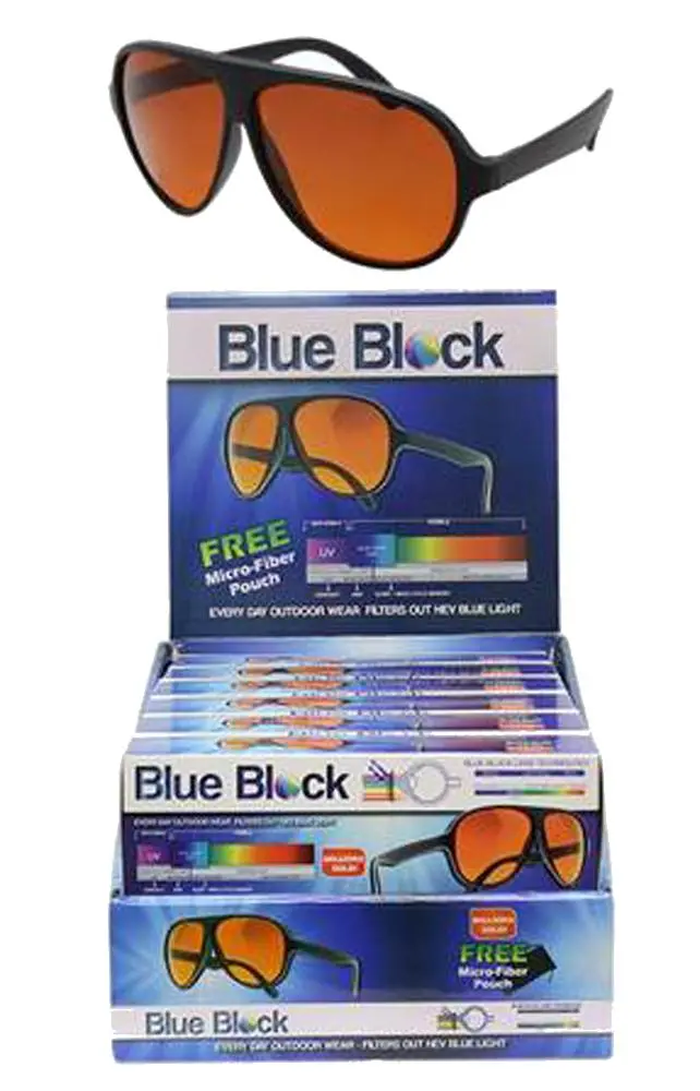 High Quality Blue Blocker Sunglasses With Free Micro Fiber Pouch 1