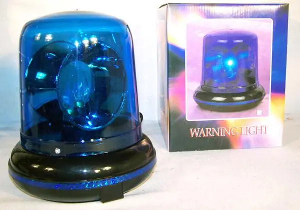 Blue Color Rotating Blinker Beacon Cop Light 1