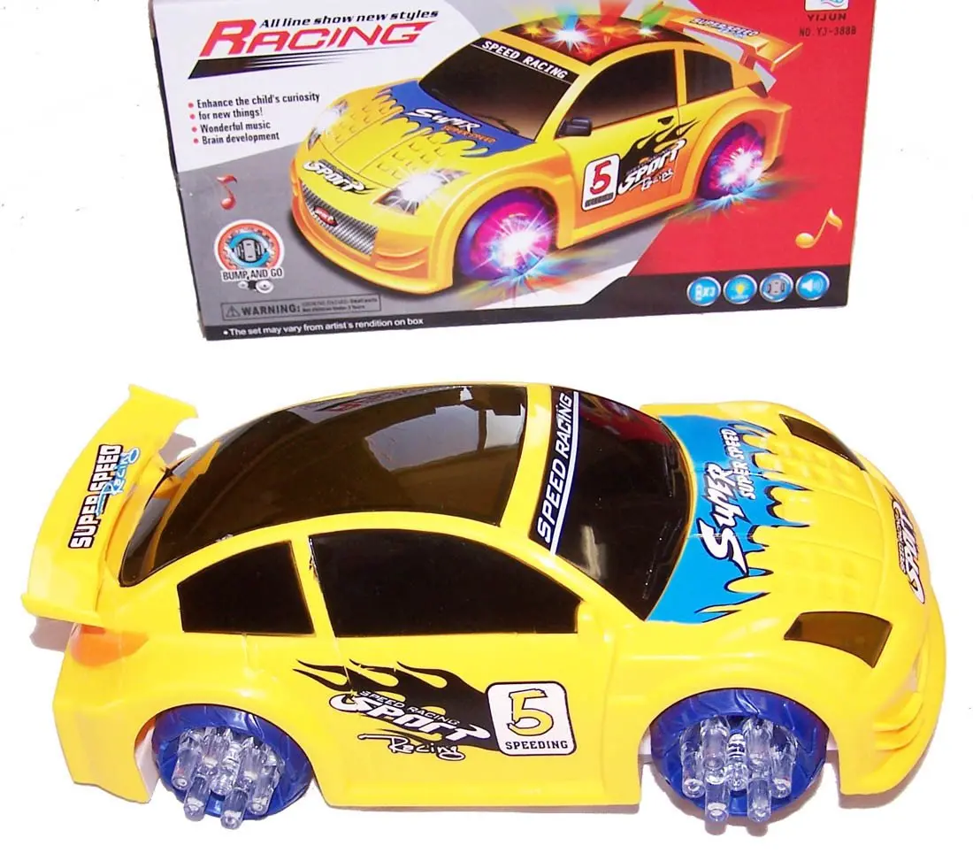 Battery Operated Bump And Go Race Car 1