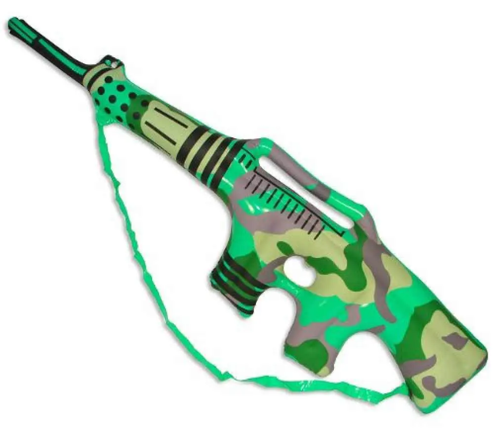 Camoflauged Inflatable 34 Inch Machine Gun 1