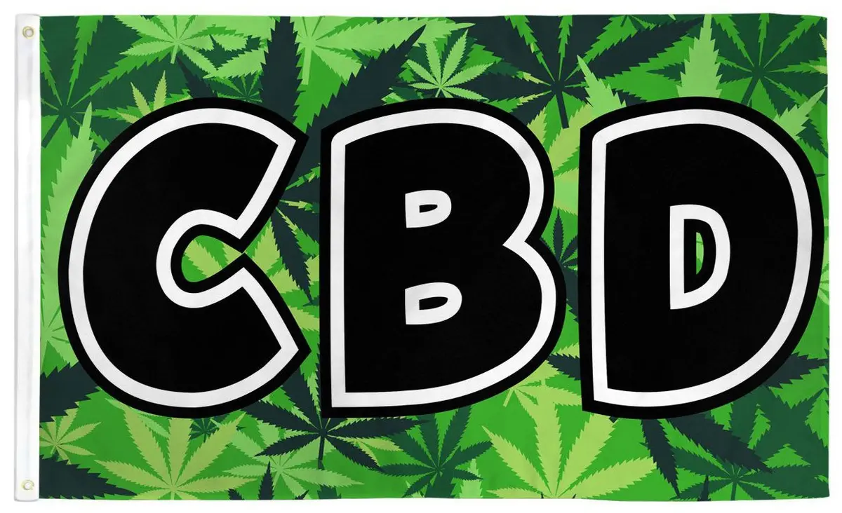 Cbd Hemp Oil Marijuana Pot Leaves (3Ft X 5Ft) Flag 1
