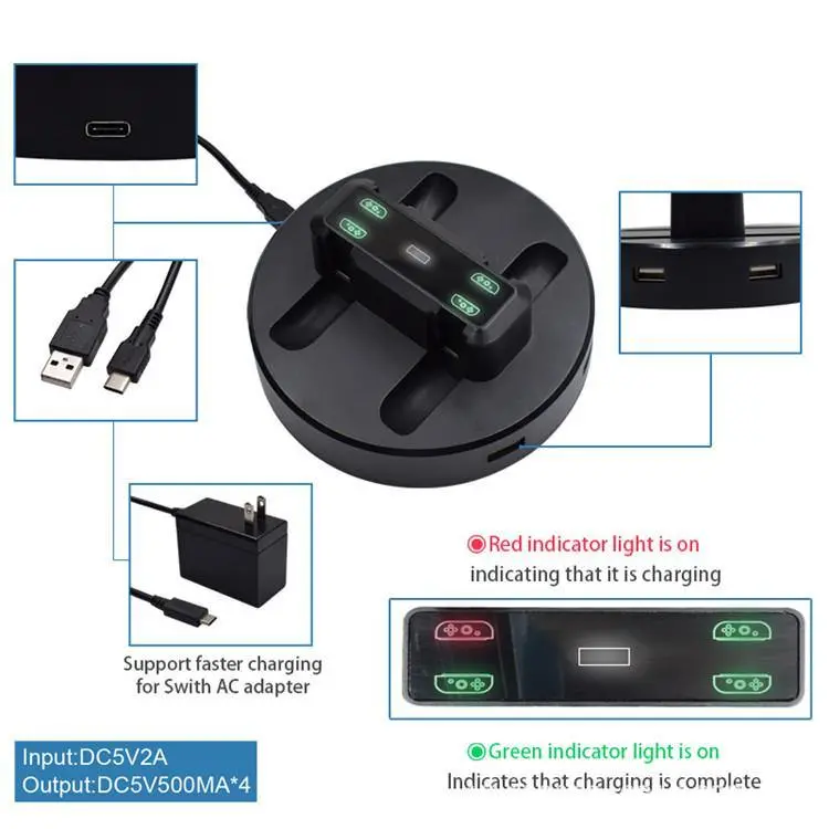 Joy Con Charging Dock For Nintendo Switch 2