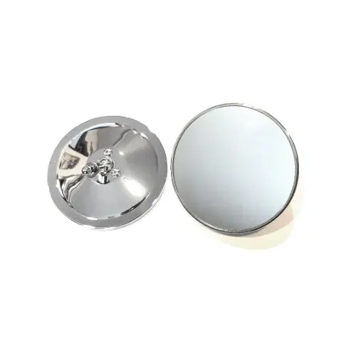 New 5-Inch Round Stainless Outside Rear View Mirror  - Cc1279813-Ss 1