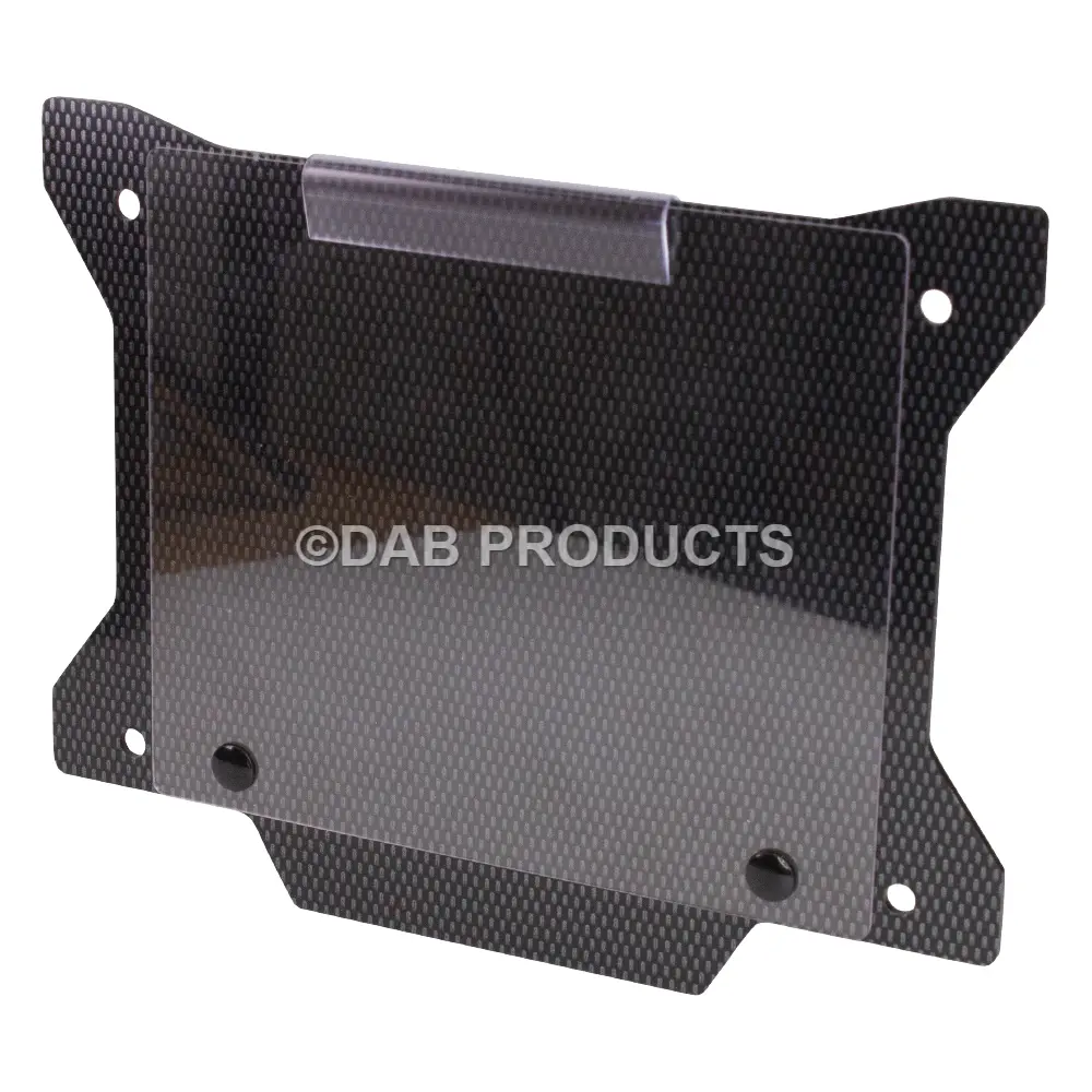Dab Products Factory Trials Number Board Plate With Window Carbon Look 1