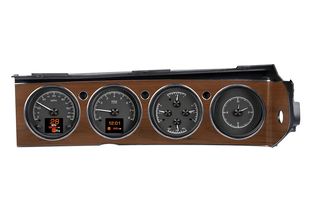 Dakota Digital Hdx Gauges For 1970- 1974 Dodge Challenger / Plymouth Cuda With Rallye Dash 1