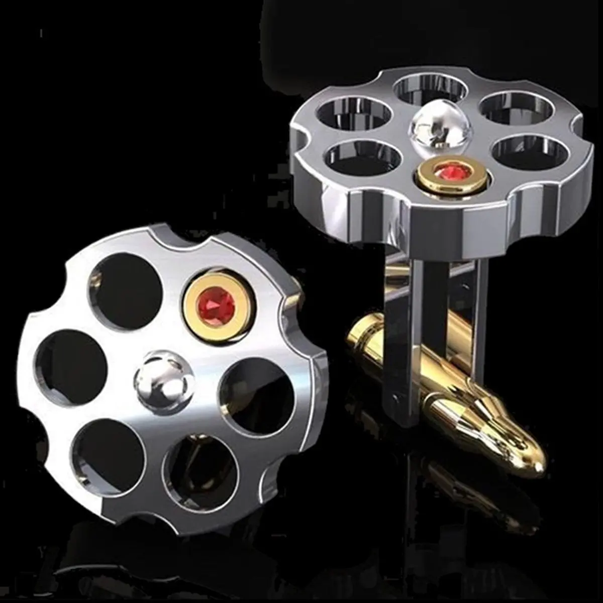 Russian Roulette Cufflinks 1