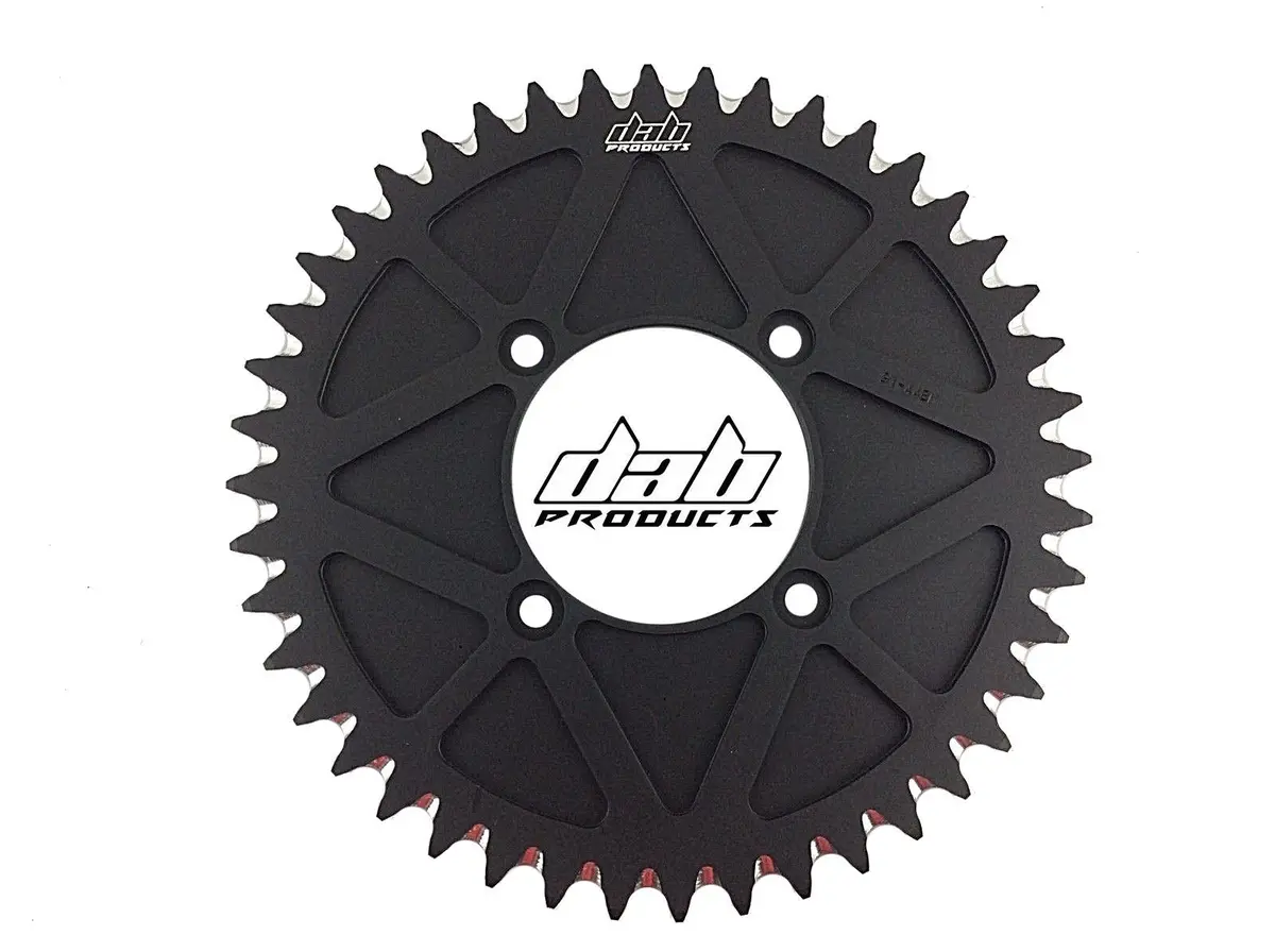 Dab Products 4 Bolt Rear Fim Style Trials Sprocket 44T Teeth Black Gas Gas Beta 1