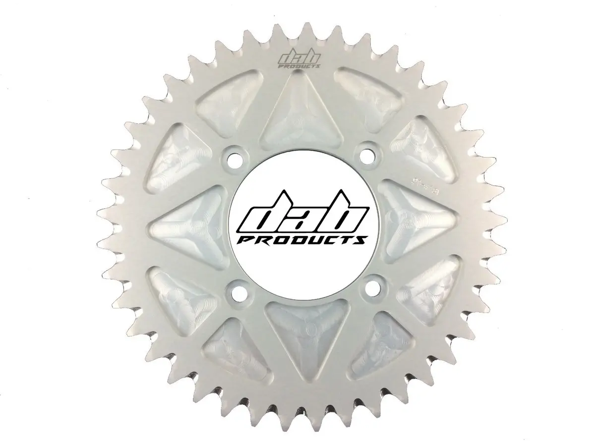 Dab Products 4 Bolt Rear Fim Style Trials Sprocket 41T Teeth Silver Scorpa Beta 1