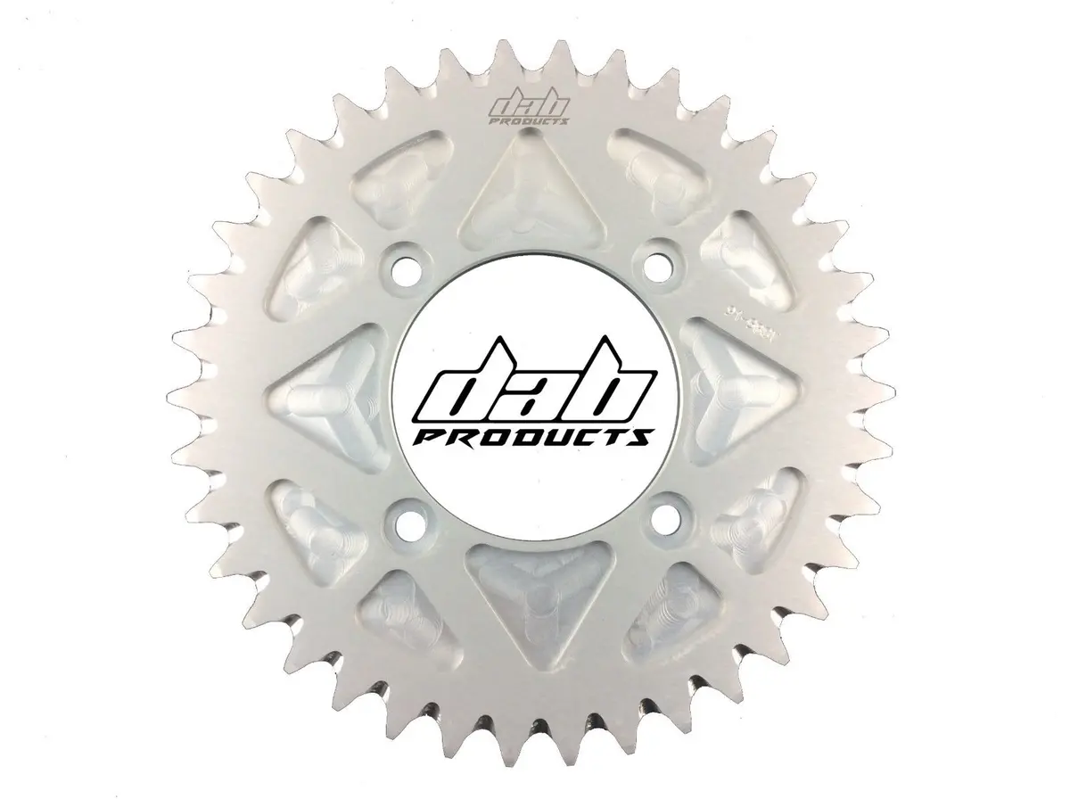 Dab Products 4 Bolt Rear Fim Style Trials Sprocket 38T Teeth Silver Montesa Trs 1