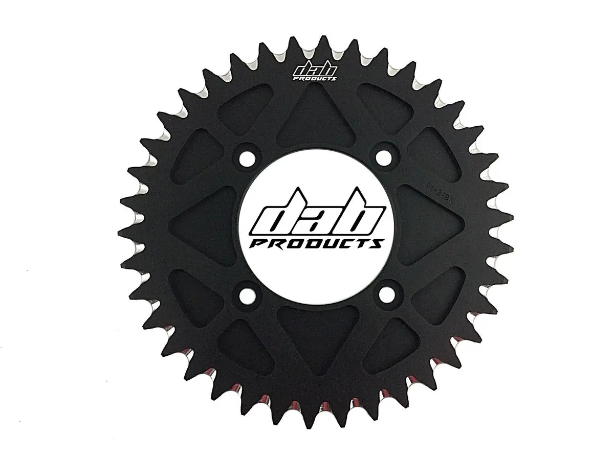 Dab Products 4 Bolt Rear Fim Style Trials Sprocket 38T Teeth Black Trs Vertigo 1