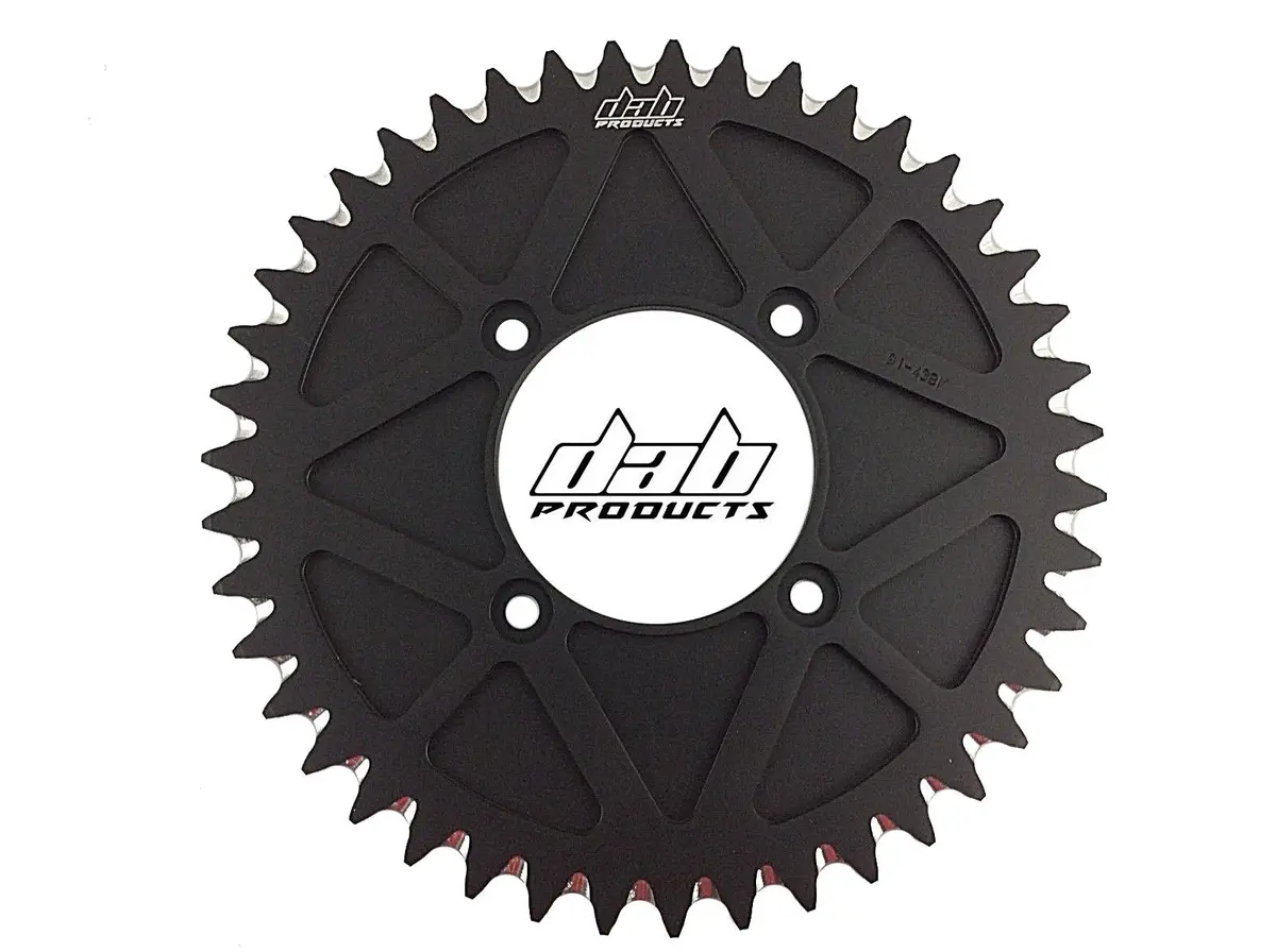 Dab Products 4 Bolt Rear Fim Style Trials Sprocket 43T Teeth Black Montesa Trs 1