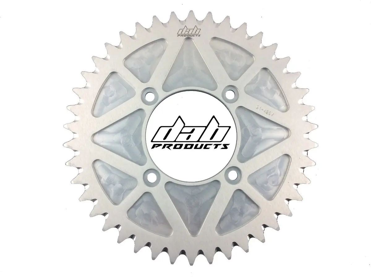 Dab Products 4 Bolt Rear Fim Style Trials Sprocket 42T Teeth Silver Montesa Beta 1