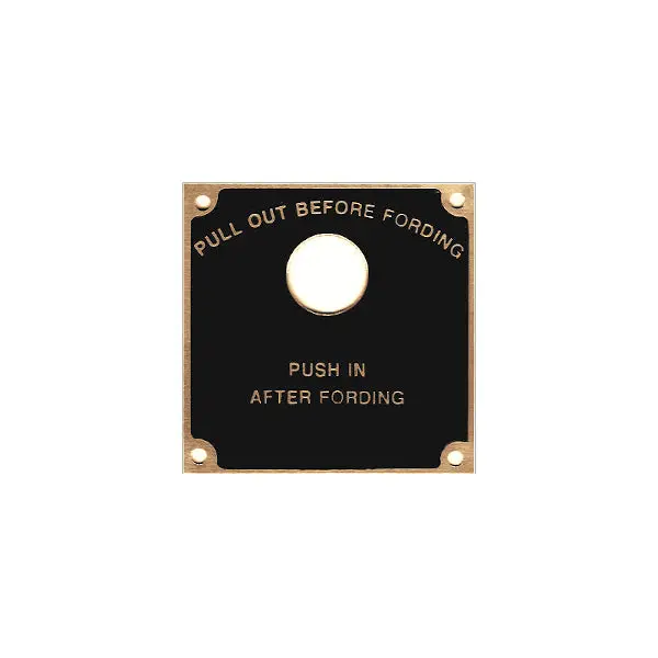 New Data Plate #19 - M37/43 Fording Valve 1