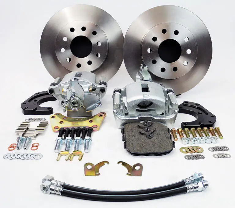 10 & 12 Bolt Car Gm Rear Disc Brake Conversion Kit - 11" Rotor C Clip 1