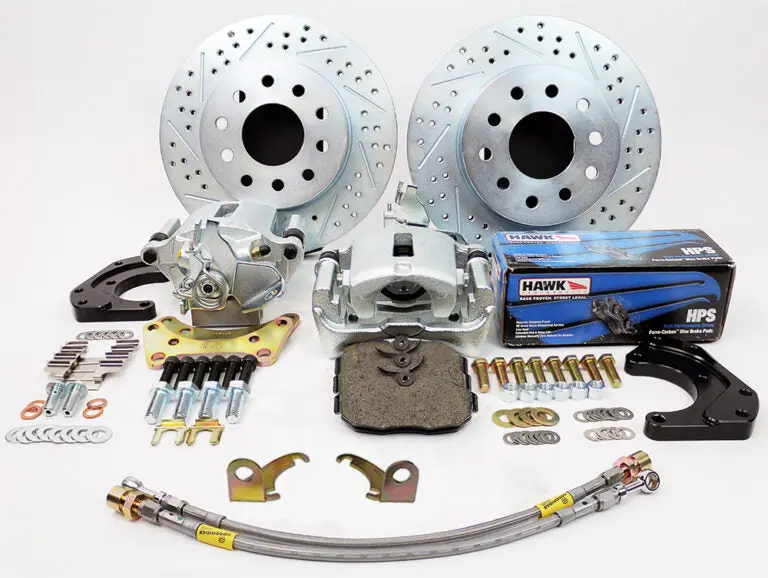 10 & 12 Bolt Car Gm Rear Disc Brake Conversion Kit - 11" Rotor C Clip 2