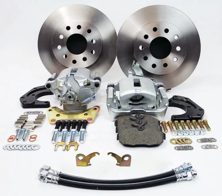 10 & 12 Bolt Car Gm Rear Disc Brake Conversion Kit - 11" Rotor C Clip 3