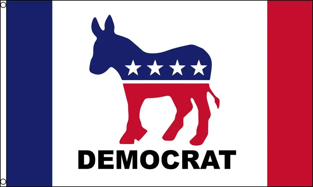 Democrat Political Party Donkey (3Ft X 5Ft) Flag 1