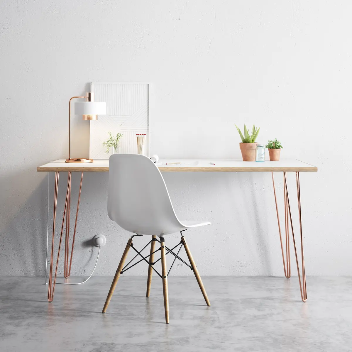 Hairpin Table (White) 13