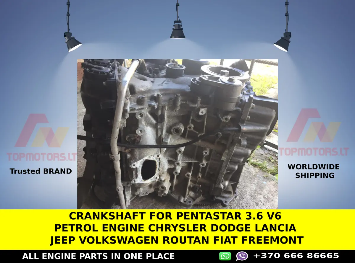 Crankshaft For Pentastar 3.6 V6 Petrol Engine Chrysler Dodge Lancia Jeep Volkswagen Routan Fiat Freemont 1