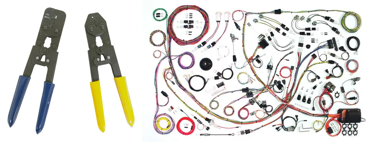 1971-73 Ford Mustang Classic Update Wiring Harness Kit By American Autowire 510662 2