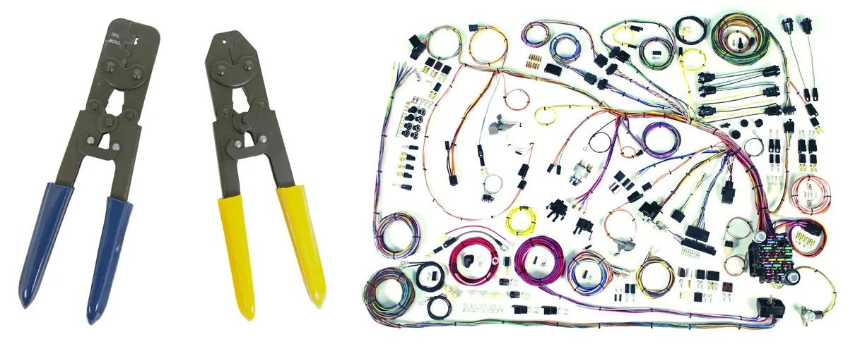 1966-68 Chevy Impala Classic Update Wiring Harness Kit By American Autowire 510372 2