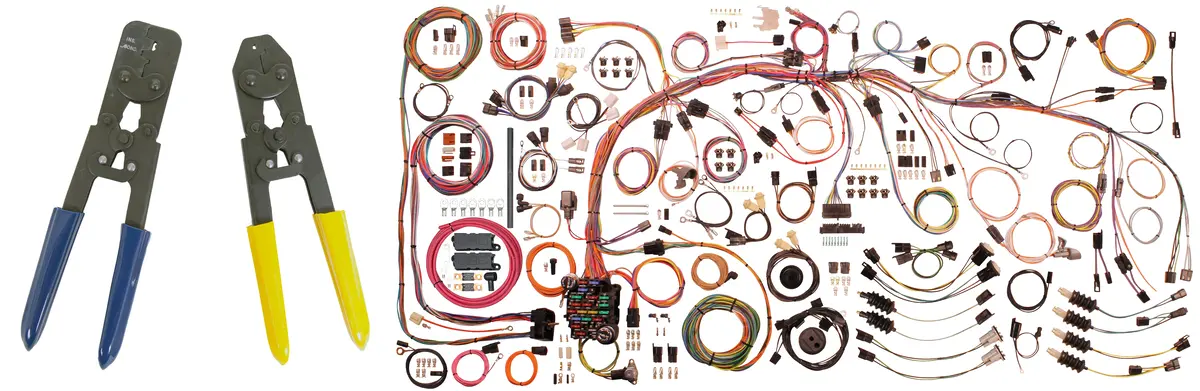1969-76 Chevy Corvette Classic Update Wiring Harness Kit By American Autowire 510717 2