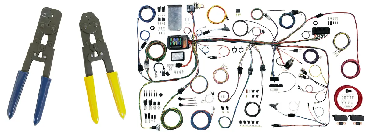 1964-66 Ford Mustang Classic Update Wiring Harness Kit By American Autowire 510125 2