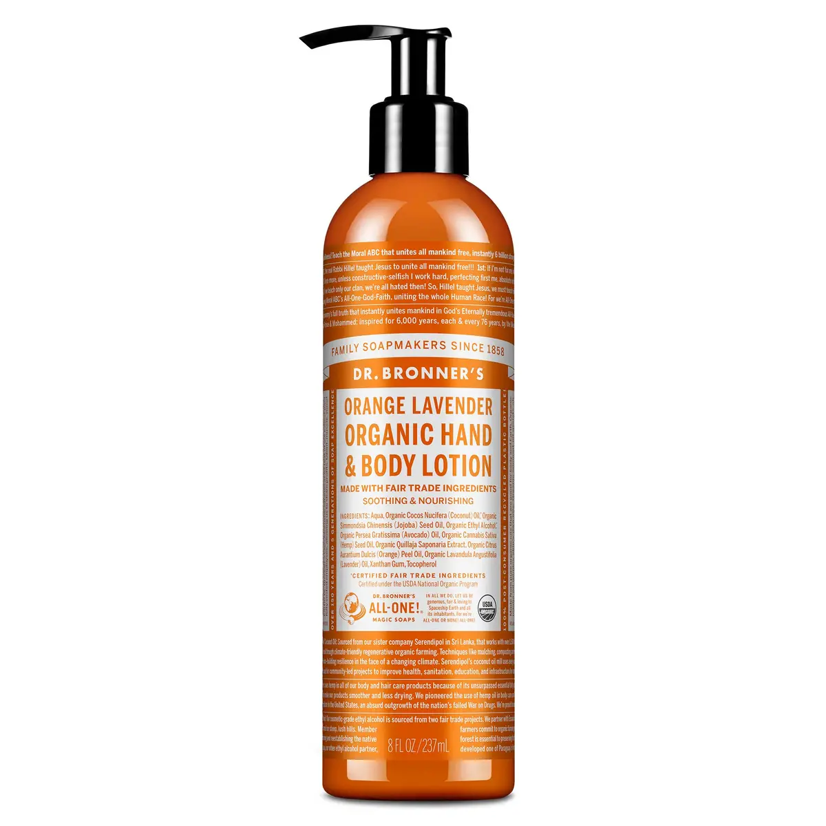 Orange Lavender - Organic Lotions 1
