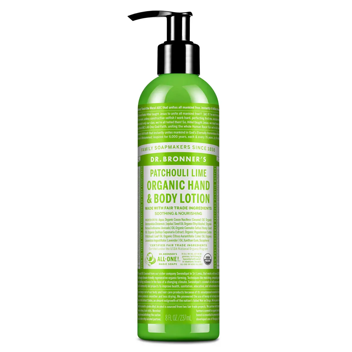 Patchouli Lime - Organic Lotions 1