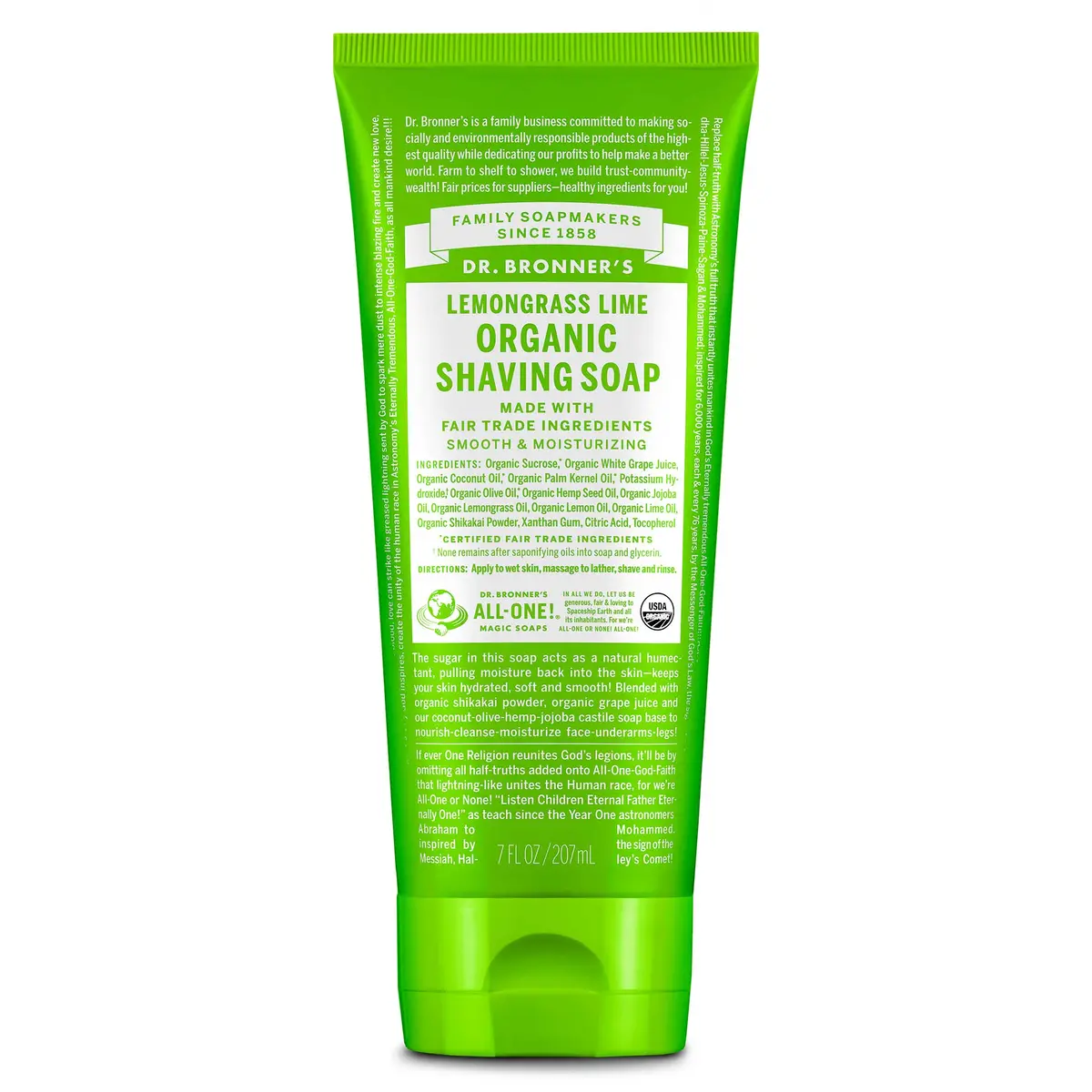 Lemongrass Lime - Organic Shaving Soaps 1