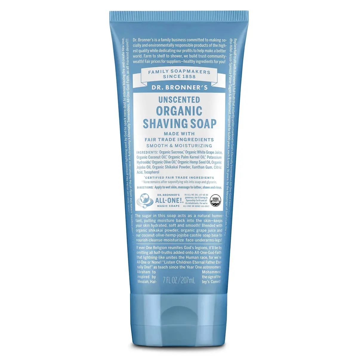 Unscented - Organic Shaving Soaps 1